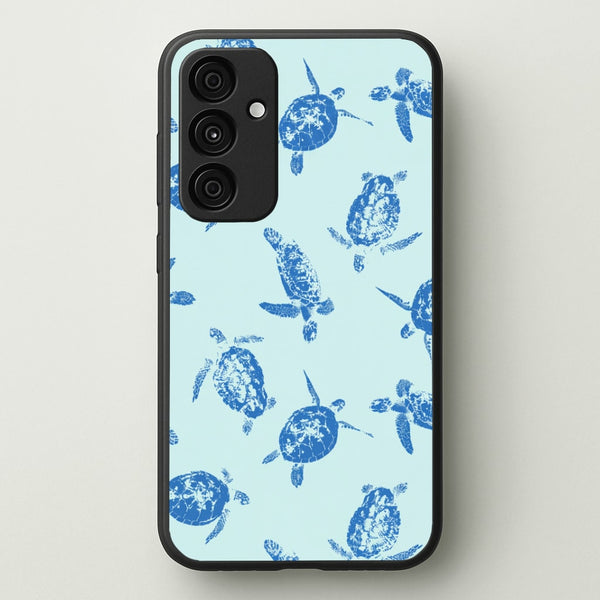 Blue Sea Turtles Phone Case - Galaxy A55 / Standard