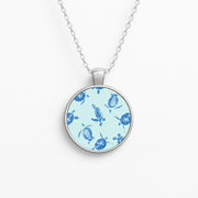 Blue Sea Turtles Necklace 1