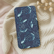 Midnight Whale Reef Flip / Wallet Phone Case 5