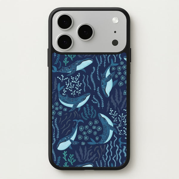Midnight Whale Reef Phone Case - iPhone 17 Pro / Standard