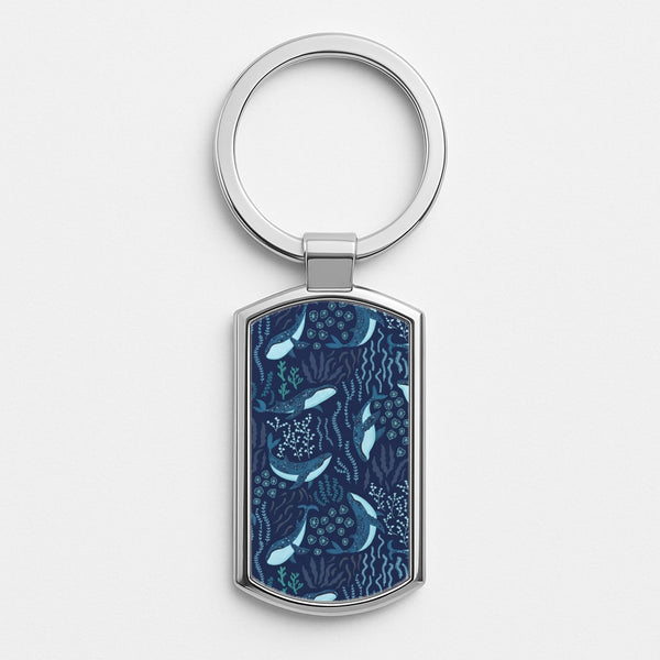 Silver Metal Keyring