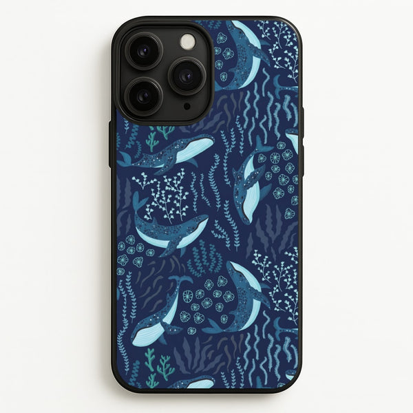 Midnight Whale Reef Phone Case - iPhone 11 Pro Max / Standard