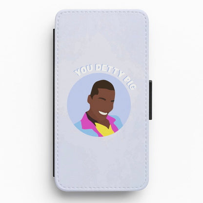 Blue You Detty Pig - Sex Education Flip / Wallet Phone Case