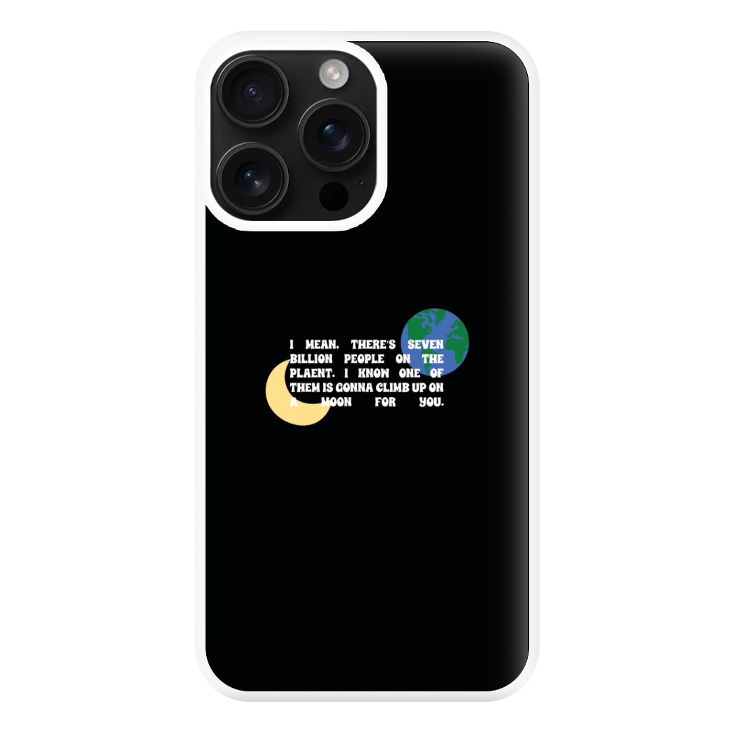 Climb Up On A Moon For You Phone Case for iPhone 16 Pro Max