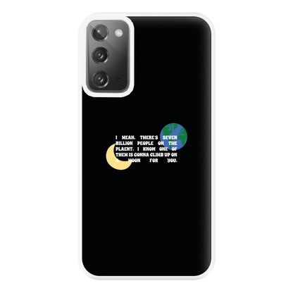 Climb Up On A Moon For You Phone Case for Galaxy Note 20 Ultra