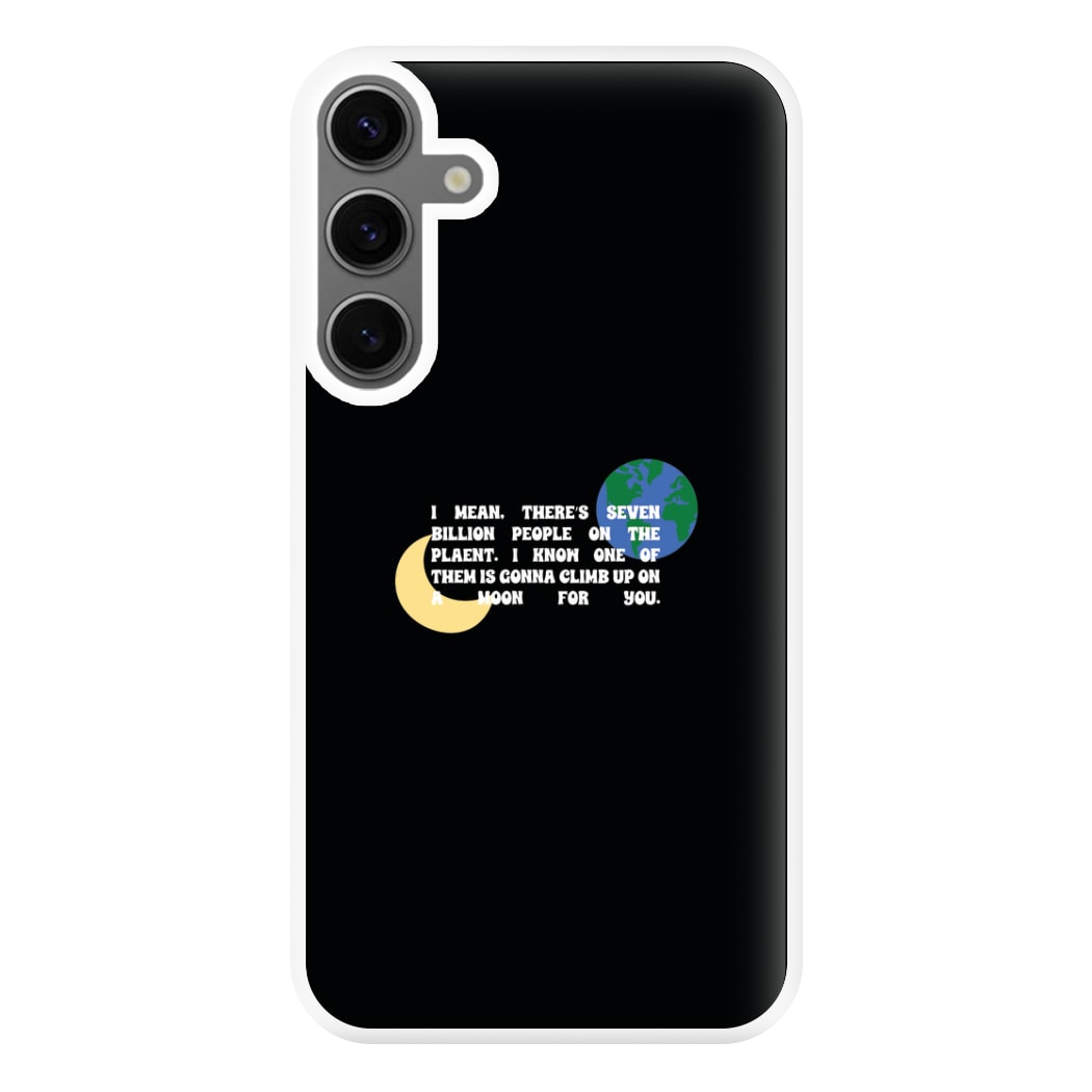 Climb Up On A Moon For You Phone Case for Galaxy S24FE