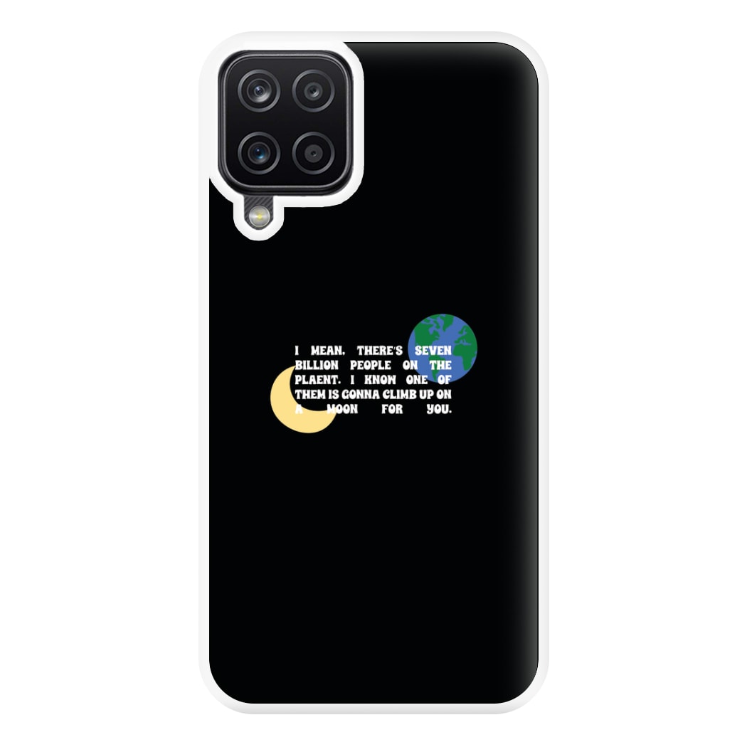 Climb Up On A Moon For You Phone Case for Galaxy A12