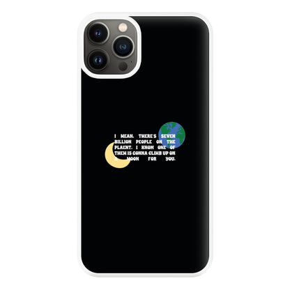 Climb Up On A Moon For You Phone Case for iPhone 13