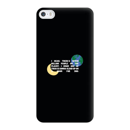 Climb Up On A Moon For You Phone Case for iPhone 5 / 5s / SE 2016