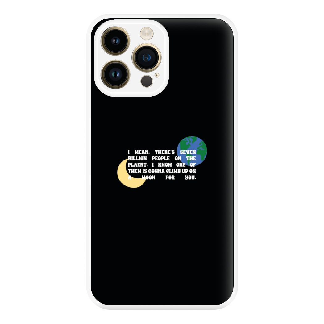 Climb Up On A Moon For You Phone Case for iPhone 14 Pro Max