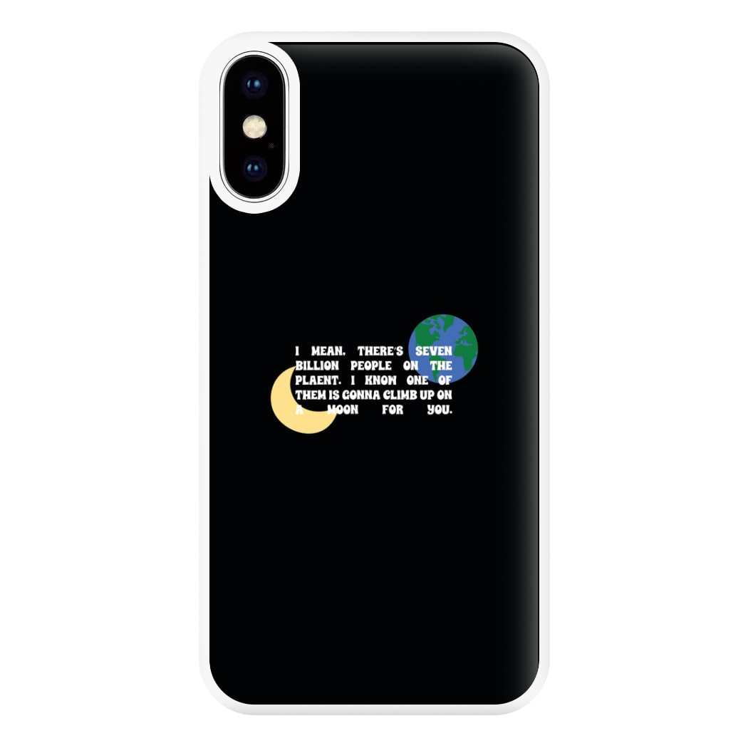 Climb Up On A Moon For You Phone Case for iPhone XS Max