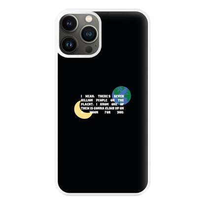 Climb Up On A Moon For You Phone Case for iPhone 13 Pro Max