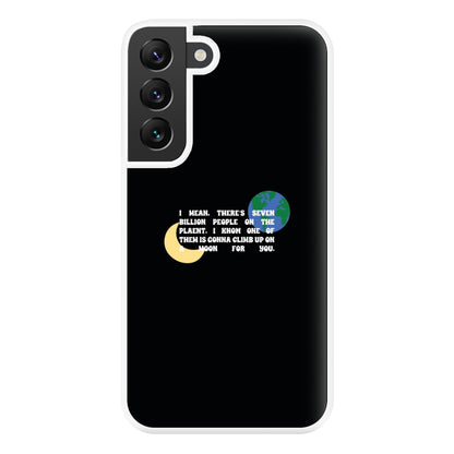 Climb Up On A Moon For You Phone Case for Galaxy S22 Plus