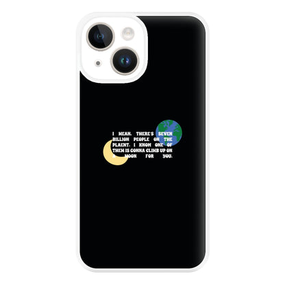 Climb Up On A Moon For You Phone Case for iPhone 14