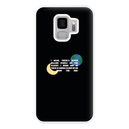 Climb Up On A Moon For You Phone Case for Galaxy S9 Plus