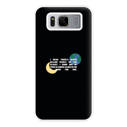 Climb Up On A Moon For You Phone Case for Galaxy S8 Plus