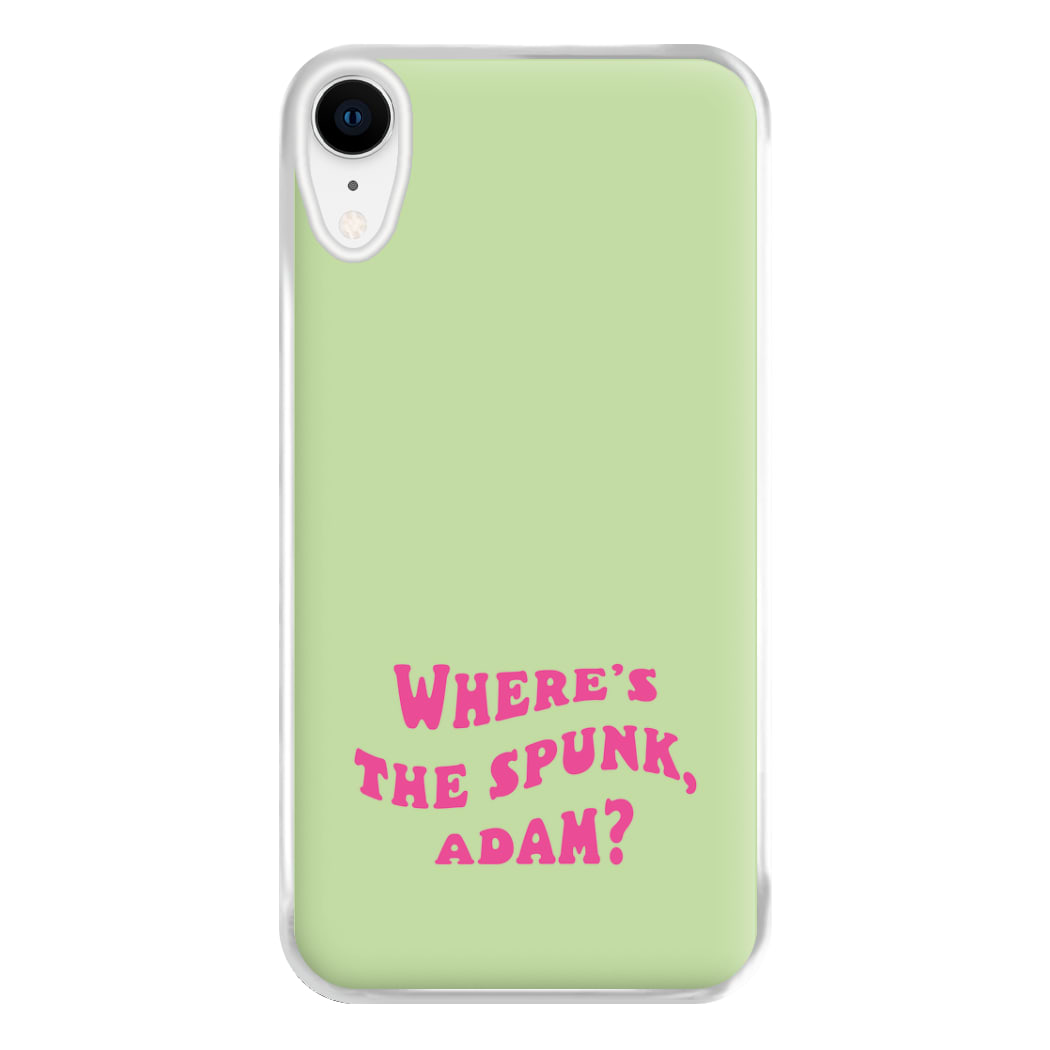 Wheres The Stuff Adam? Phone Case for iPhone XR