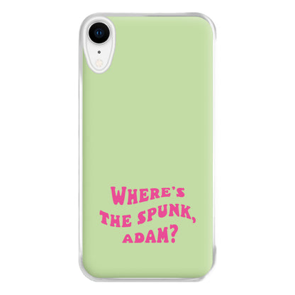 Wheres The Stuff Adam? Phone Case for iPhone XR