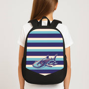 Striped Shark Backpack 3