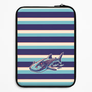 Striped Shark Laptop Sleeve 1