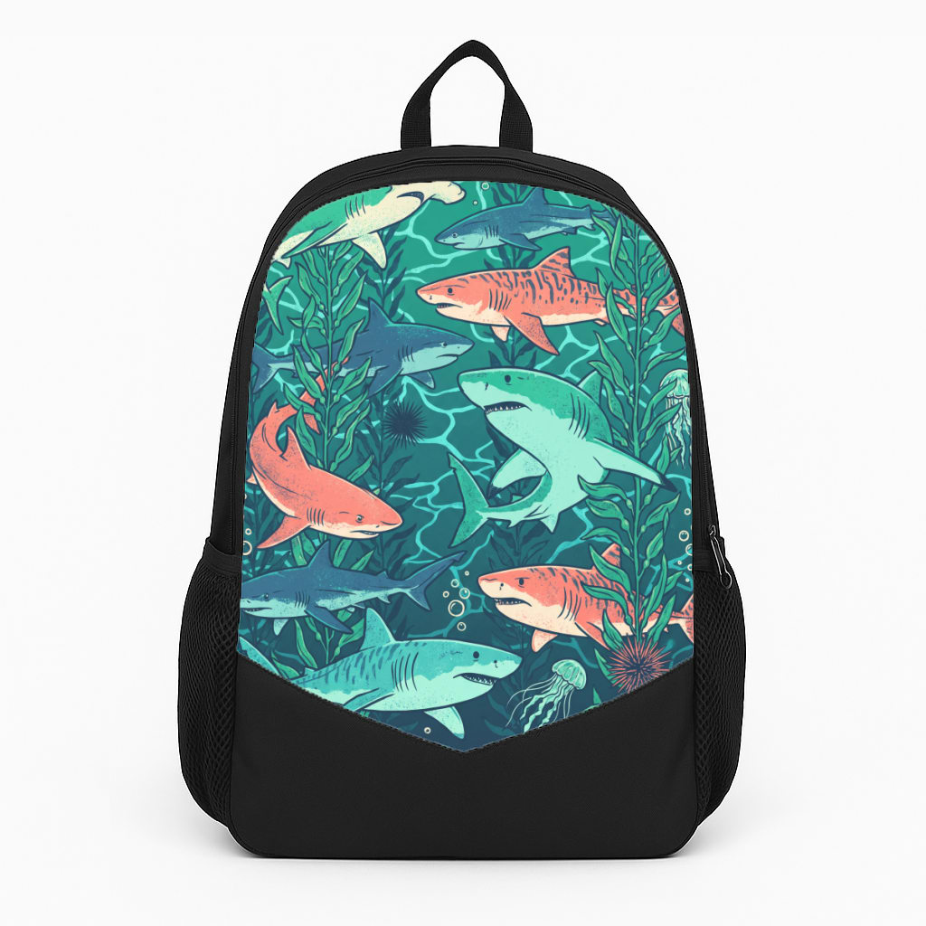 Retro Sharks Backpack