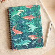 Retro Sharks Notebook 3