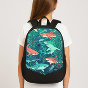 Retro Sharks Backpack 3