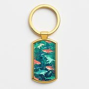 Retro Sharks Luxury Keyring 3