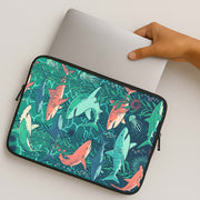 Retro Sharks Laptop Sleeve 2