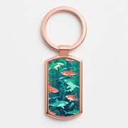 Retro Sharks Luxury Keyring 4