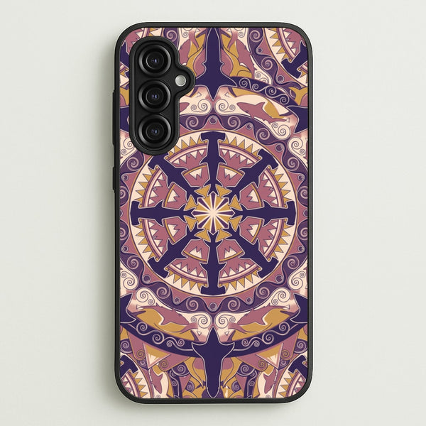 Ornate Sharks Phone Case - Galaxy A14 / Standard