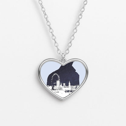 Now Now John, I'm On A Case Heart Necklace