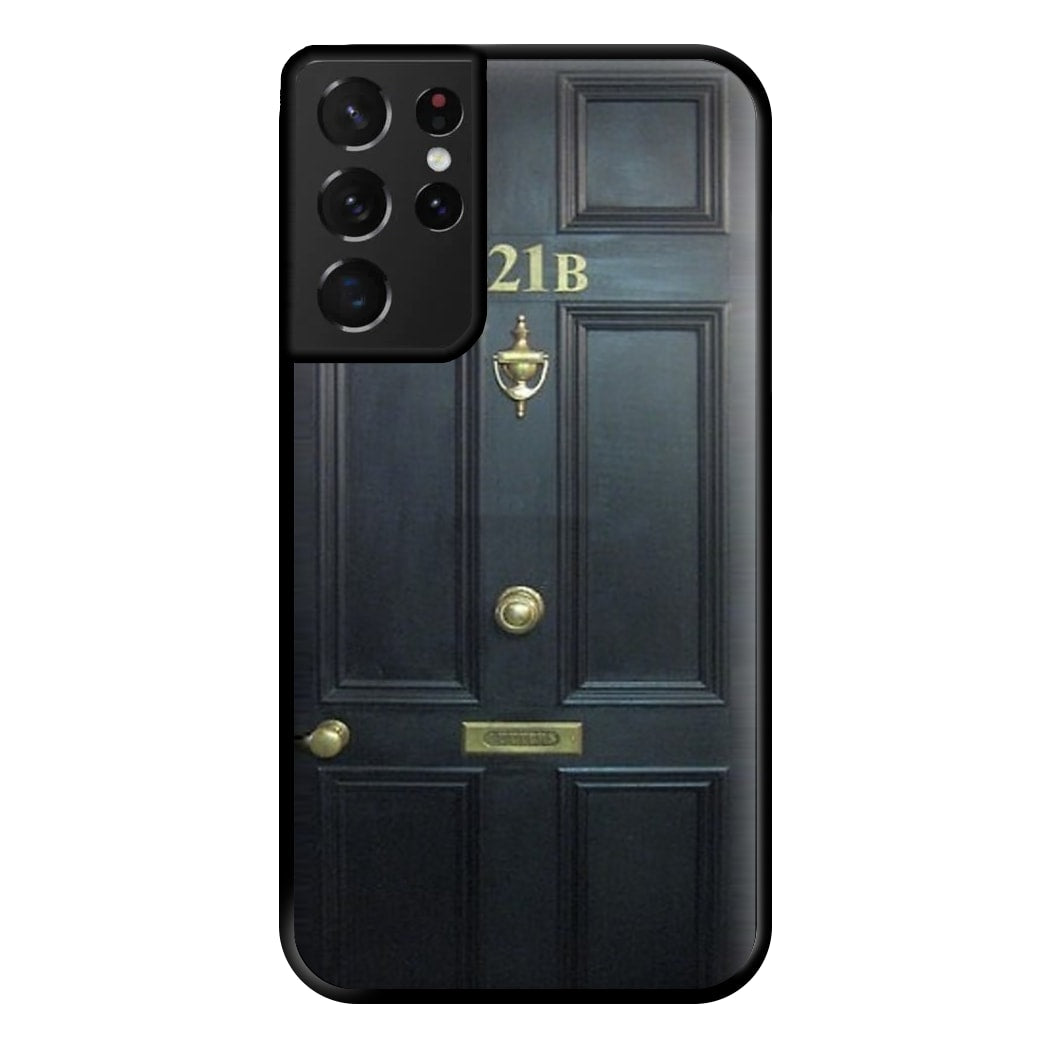 221B Baker Street Door Phone Case for Galaxy S21 Ultra