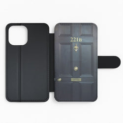 221B Baker Street Door Flip Phone Case