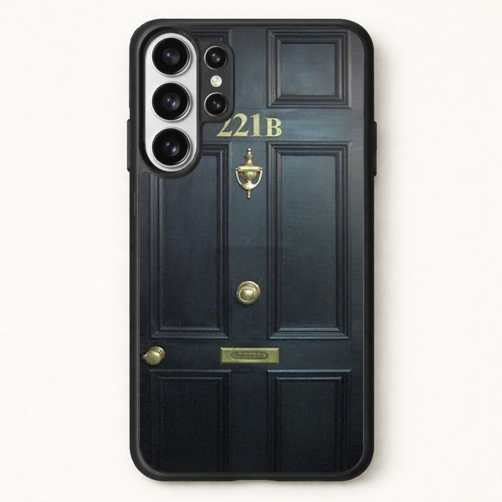 221B Baker Street Door Phone Case for Galaxy S26 Ultra