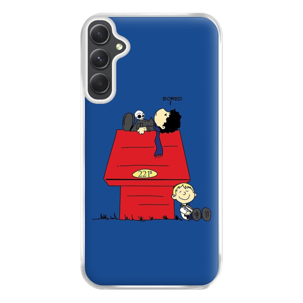 Detective Cartoon Phone Case for Galaxy A14