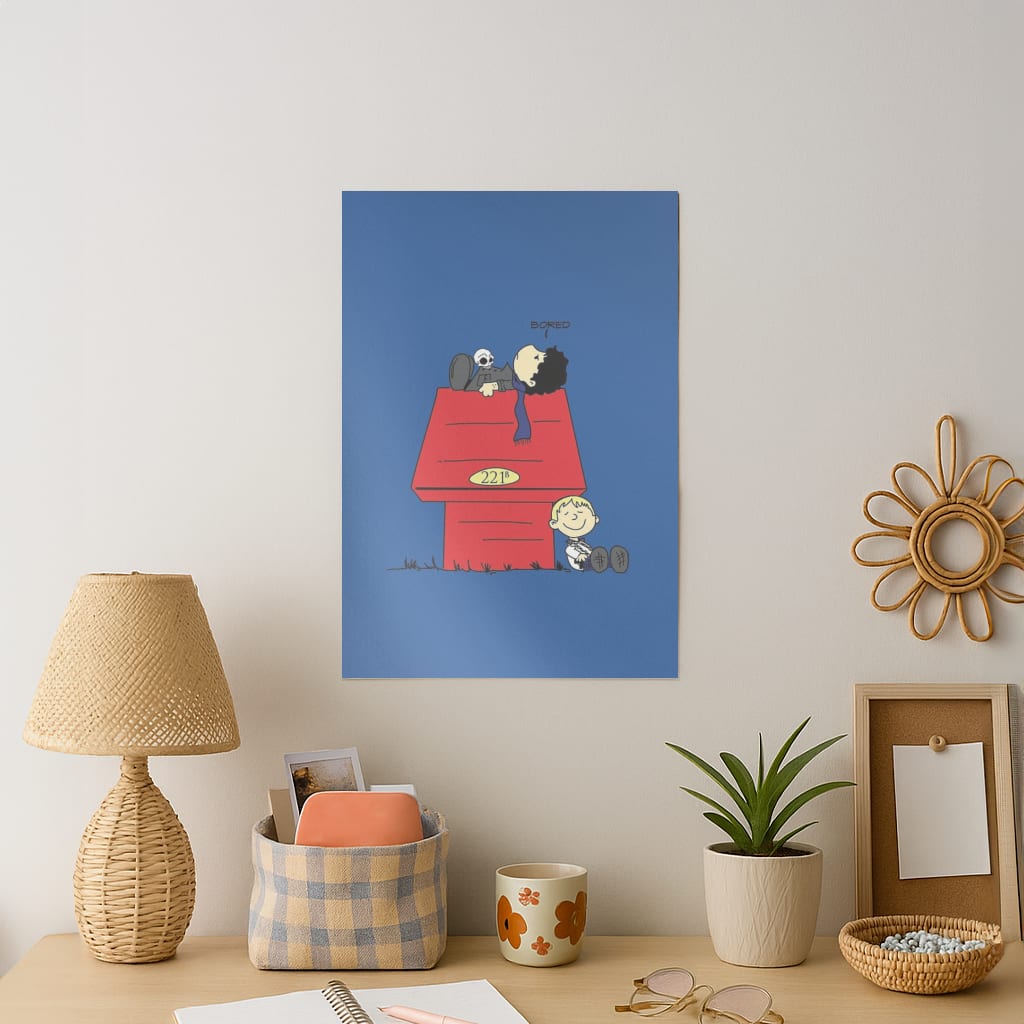 Detective Cartoon Art Print