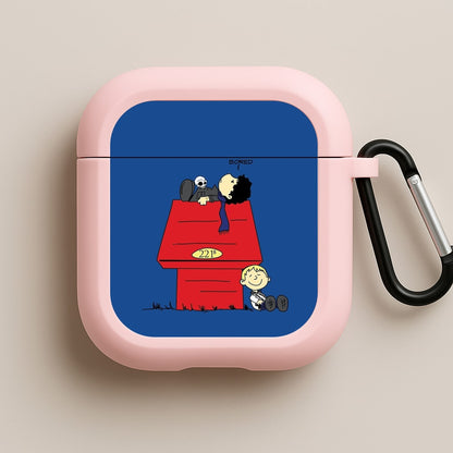 Detective Cartoon Pink AirPods Case