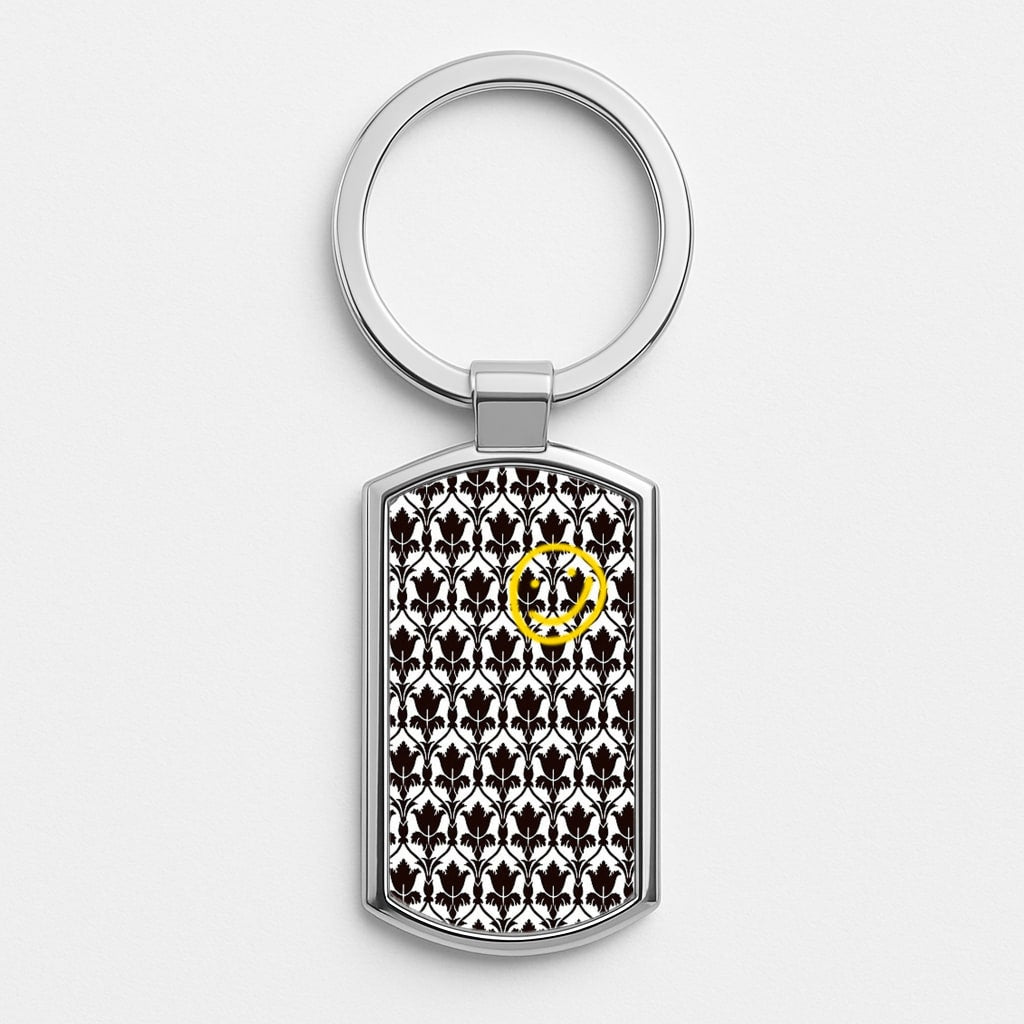 Detective Wallpaper Smile Luxury Keyring