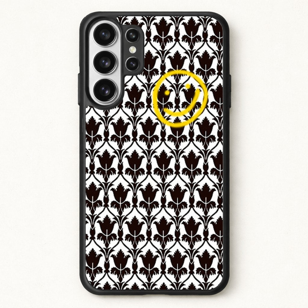 Detective Wallpaper Smile Phone Case for Galaxy S26 Ultra