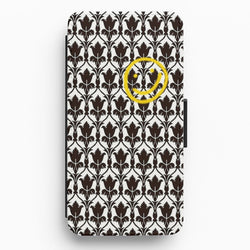 Detective Wallpaper Smile Flip Wallet Phone Case