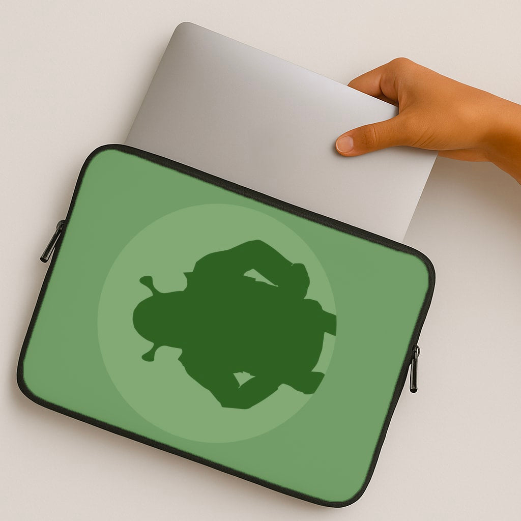 Green Ogre Outline MacBook Case