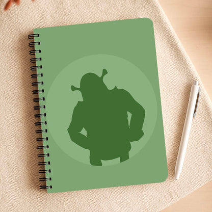 Green Ogre Outline Notepad
