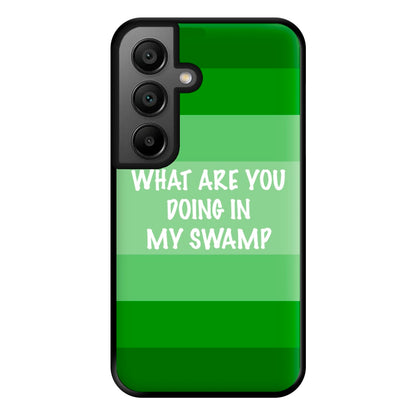 What Are You Doing In My Swamp - Green Ogre Phone Case for Google Pixel 8