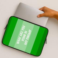 What Are You Doing In My Swamp - Green Ogre MacBook Case