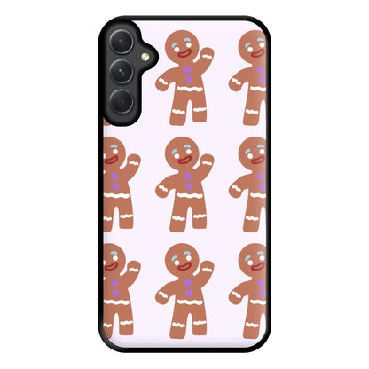 Gingerbread Man - Green Ogre Phone Case for Galaxy A14