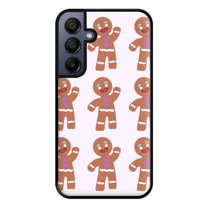 Gingerbread Man - Green Ogre Phone Case for Galaxy A15