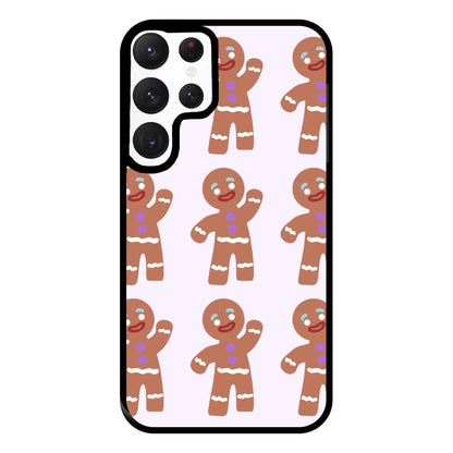 Gingerbread Man - Green Ogre Phone Case for Galaxy S22 Ultra