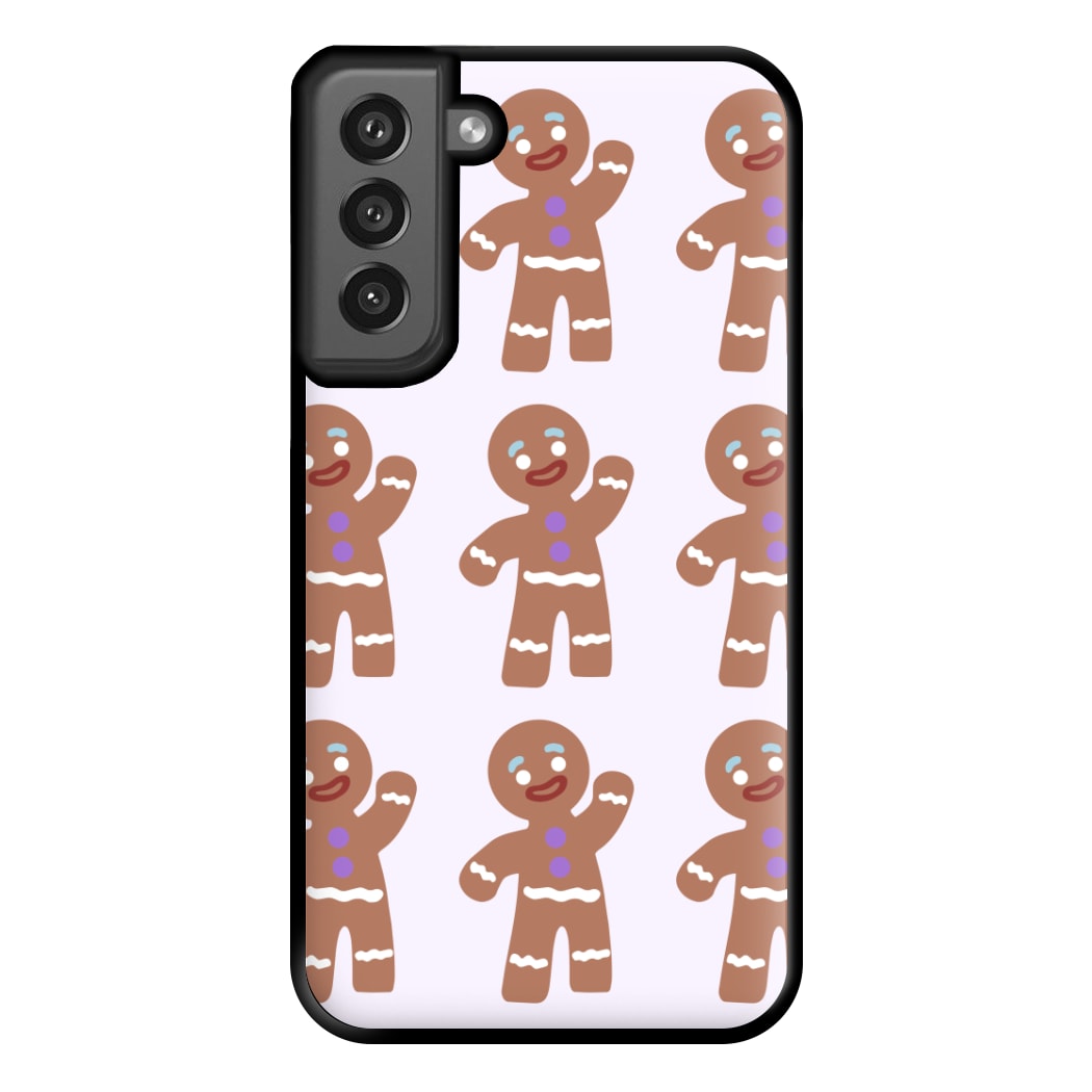 Gingerbread Man - Green Ogre Phone Case for Galaxy S21FE