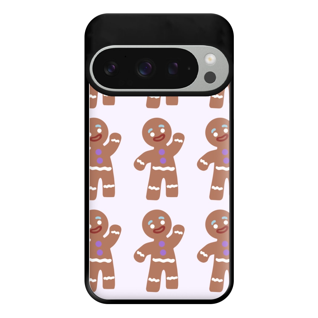 Gingerbread Man - Green Ogre Phone Case for Google Pixel 9 Pro XL